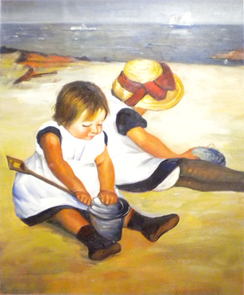 store falso d'autore A la Plaige di Mary Cassatt